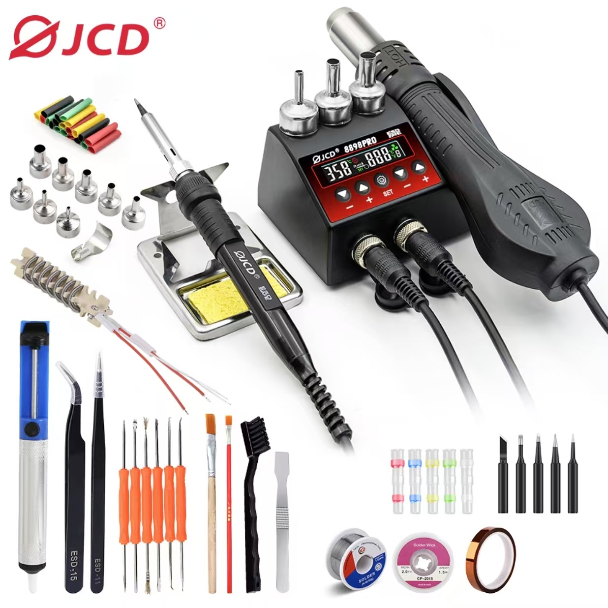 2 In 1 Soldering Rework Station 750W - 750 W SMD Rework Lötstation 2