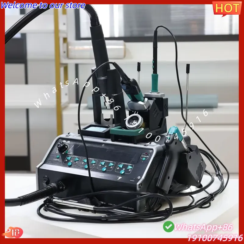 Desoldering Pump Electric Vacuum Station - 2026 Heißer YIHUA-948D IV 5-in-1 Lötstation
