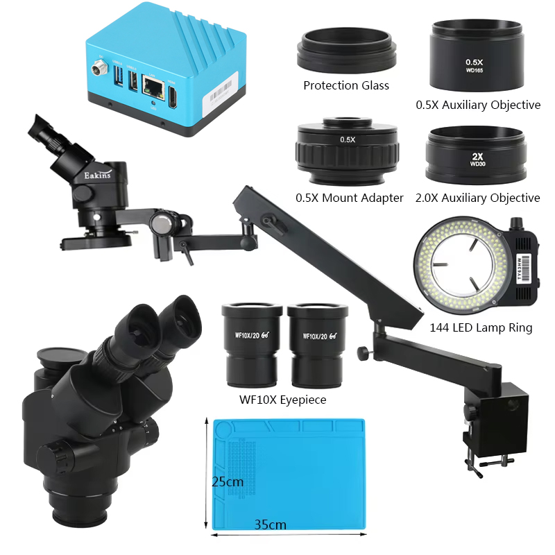 Simul-Focal Industrial Microscope 4K Hdmi - UHD 4K IMX334 HDMI Digitale Videokamera