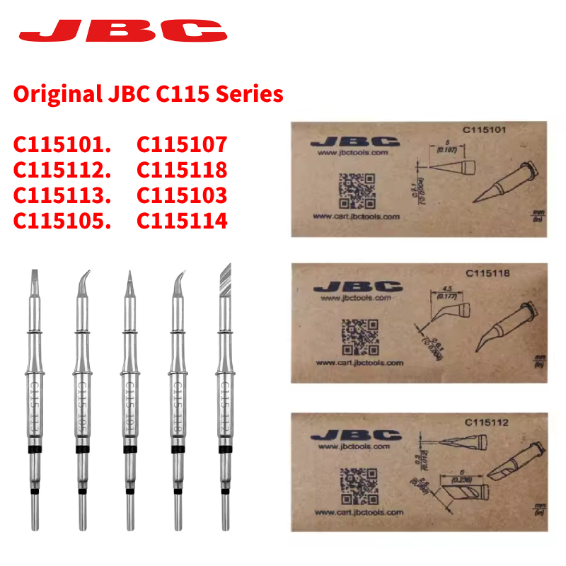 C115 Nano Soldering Iron Station - Original JBC C115 Lötspitze, Präzisionswerkzeuge für