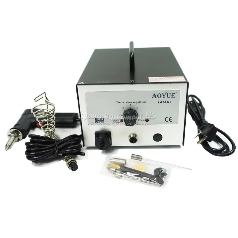 Desoldering Pump Electric Vacuum Station - BGA Entlötstation Elektrische Vakuum-Entlötpumpe mit Einstellbarer