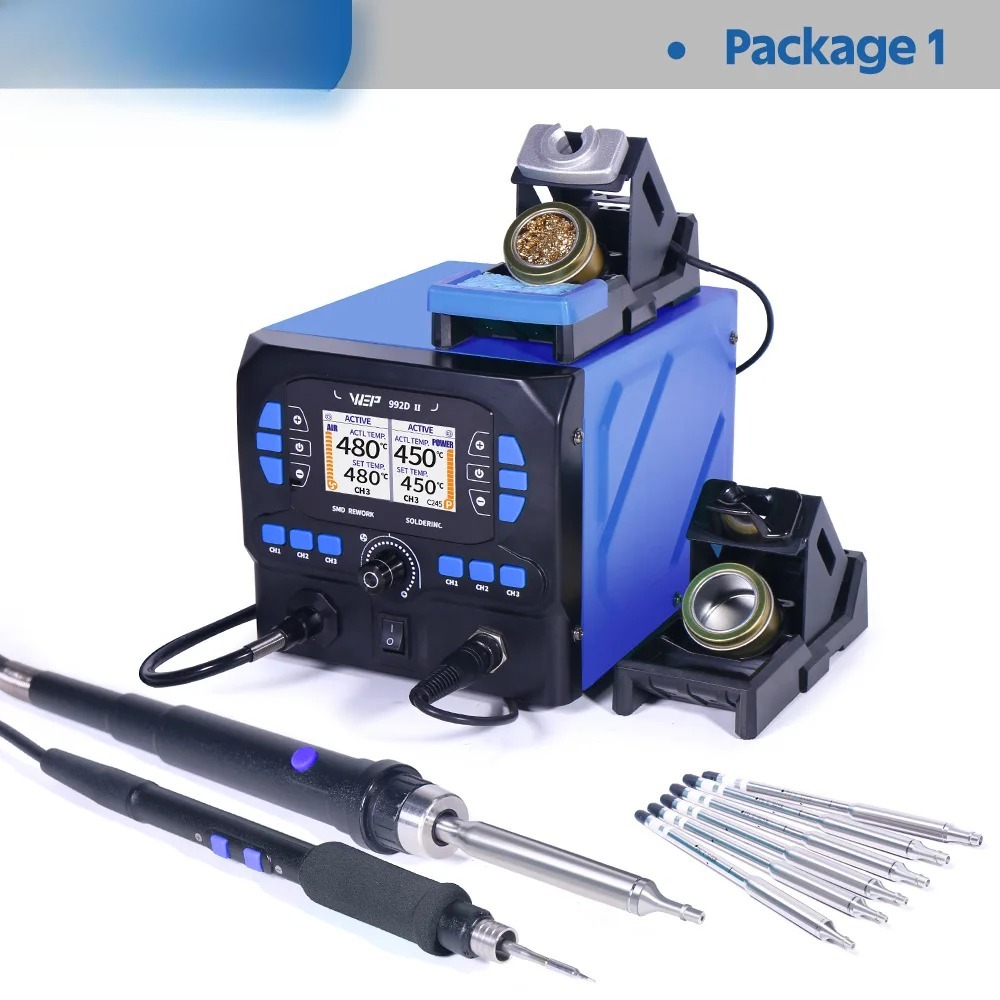 992D-II 2-in-1 LCD-Display Hei – C210 Precision Soldering Station Bewertung und Preis