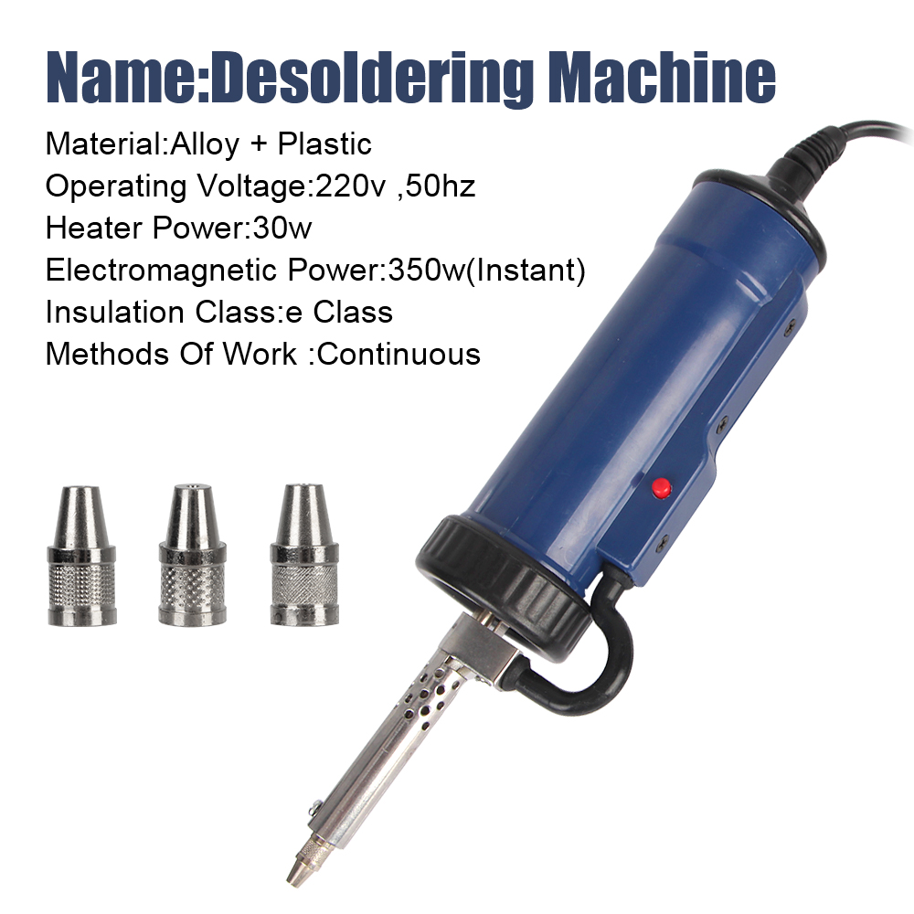 Zinn-Sauger-Vakuum mit 3-Saugd – Desoldering Pump Electric Vacuum Station Bewertung und Preis